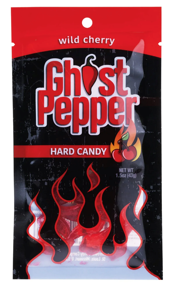 Ghost Pepper Wild Cherry Hard Candy 1.2oz