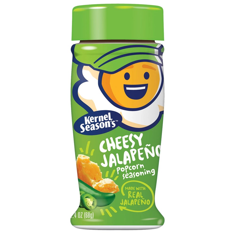 Kernel Seasons Popcorn Seasoning Cheesy Jalapeno 2.80oz (BEST BY: MAR 2026)