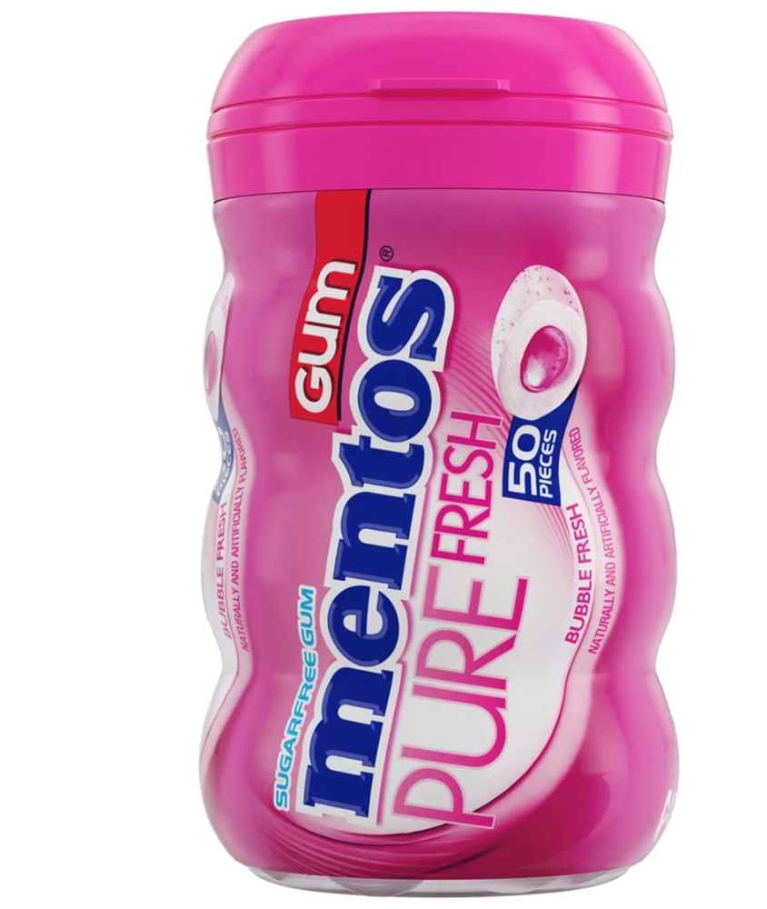 Mentos Bubblefresh Gum 50ct (BEST BY: OCT 25)