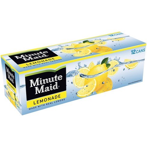 Minute Maid Lemonade 12 Pack / 12oz cans