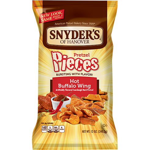 Snyder's Pretzel Pieces Hot Buffalo Wing 11.25oz (BEST BY: MAY '26)