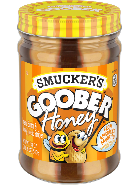 Smucker's Goober PB & Honey 18oz (BEST BY: APR 2026)