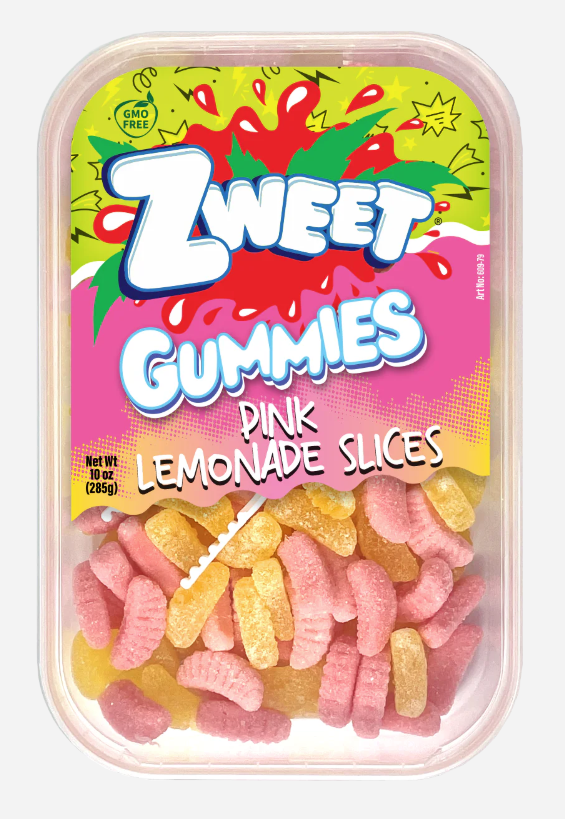 Zweet Gummies Pink Lemonade Slices 10oz