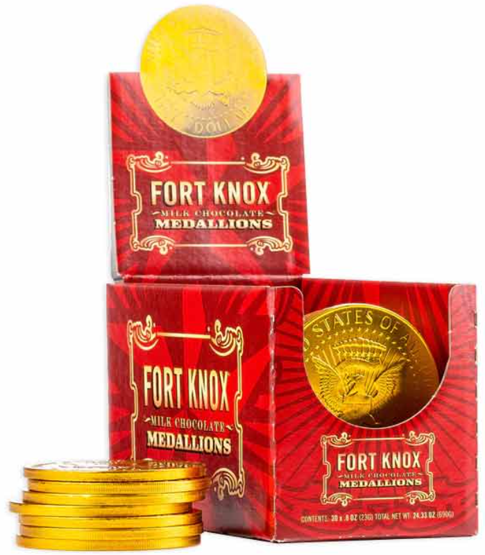 Fort Knox Gold Large Chocolate Coins 0.85oz