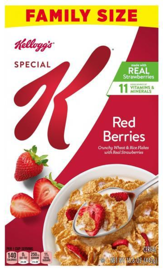 Kellogg's Special K Red Berries Cereal 15.6oz (BEST BY: JUL 2025)
