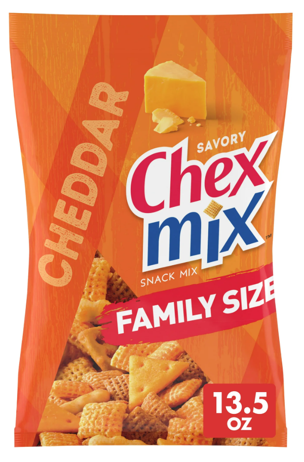 Chex Mix Cheddar Snack Mix Family Size 13.5oz
