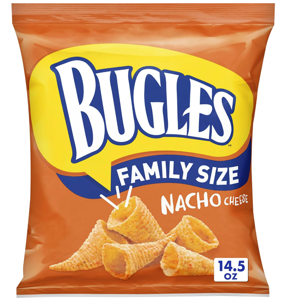 Bugles Crispy Corn Snack Nacho Cheese 14.5oz