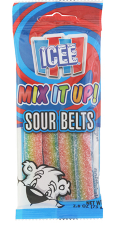 Icee Mix It Up Sour Belts 2.64oz