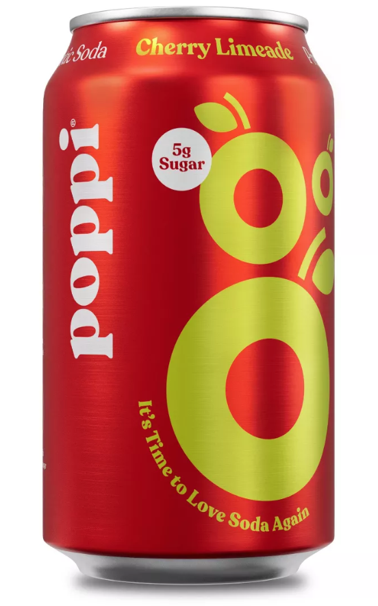 Poppi Cherry Limeade Prebiotic Chilled Can 12oz