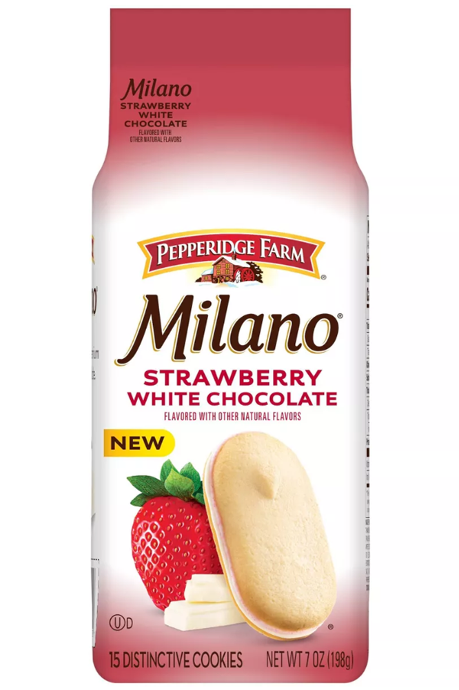 Pepperidge Farm Milano Strawberry White Chocolate 7oz (BEST BY: MAY '26)