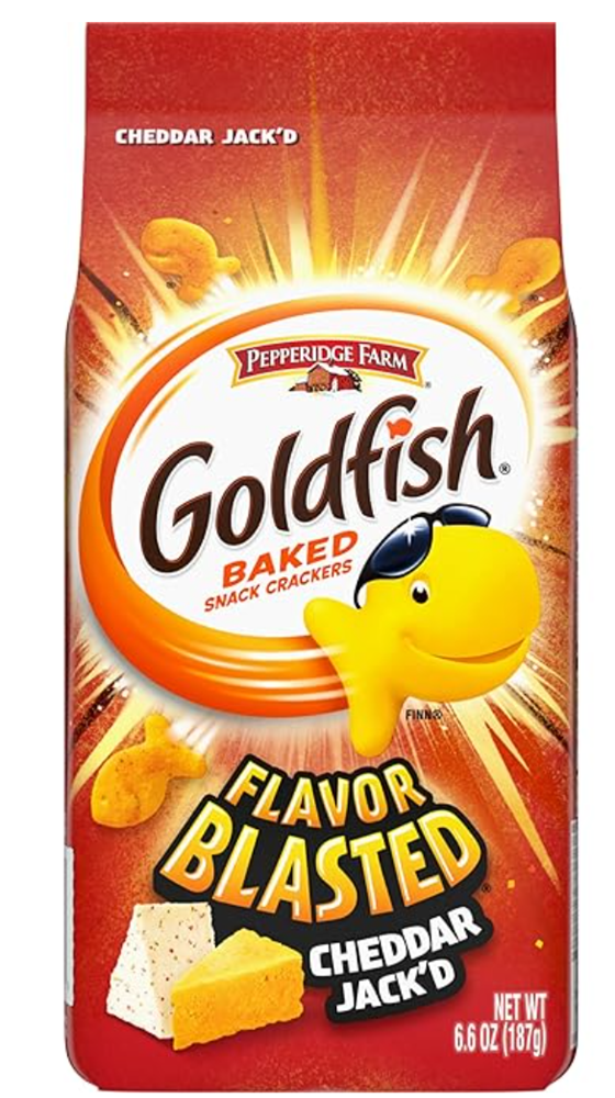 Goldfish Flavor Blasted Cheddar Jack'd Crackers 6.6oz