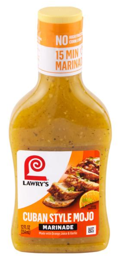 Lawry's Cuban Style Mojo Marinade 12oz (BEST BEFORE: MAR '26)