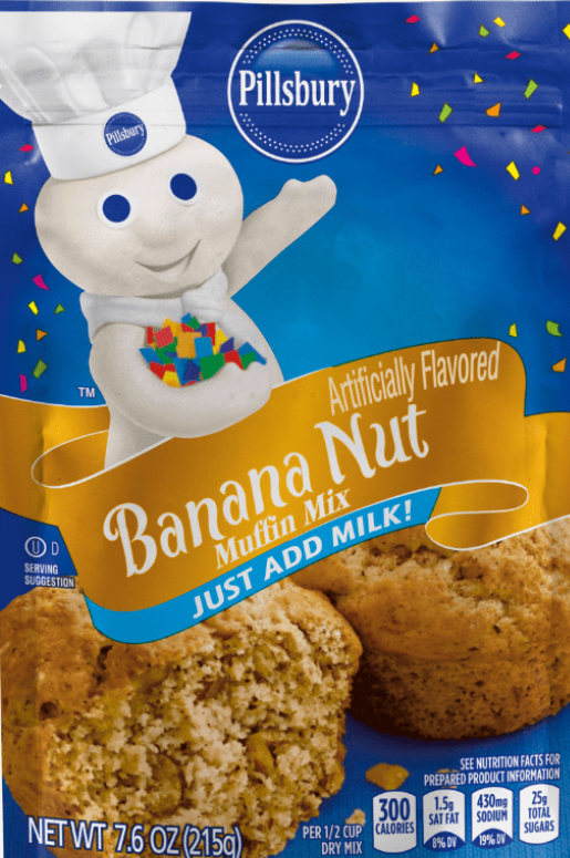 Pillsbury Banana Nut Muffin Mix 7.6oz (BEST BY: JAN 26)