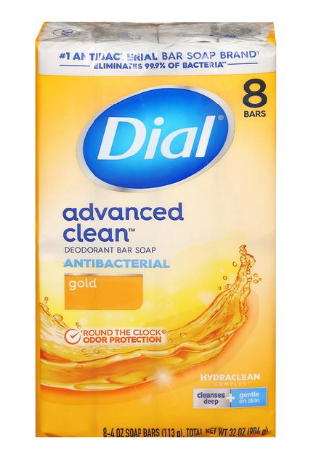 Dial Advanced Clean Antibacterial Soap 8 Pack