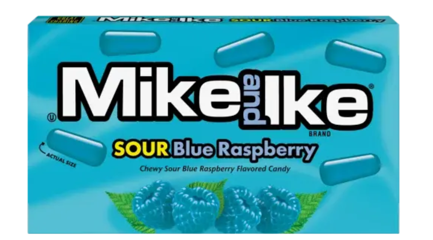 Mike & Ike Sour Blue Raspberry 4.25oz