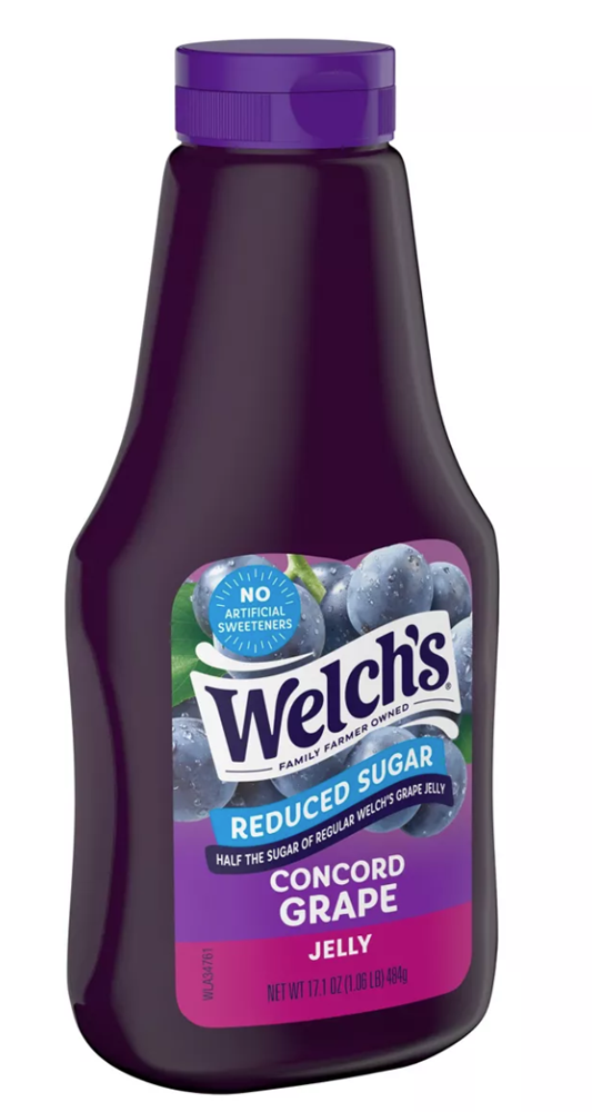 Welch's Reduced Sugar Grape Jelly 17oz