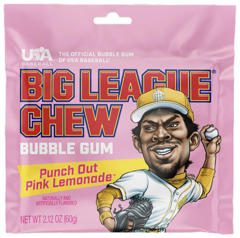 Big League Chew Pink Lemonade 2.12 oz