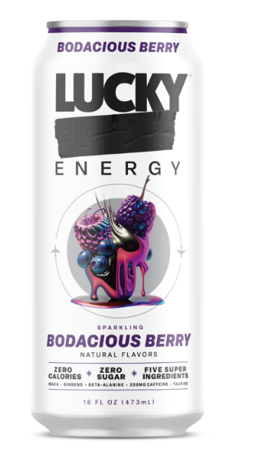 Lucky Energy Bodacious Berry Energy Drink 16oz