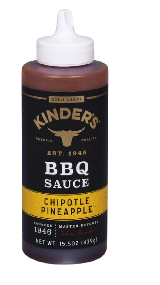 Kinder's BBQ Sauce Chipotle Pineapple 15.5oz