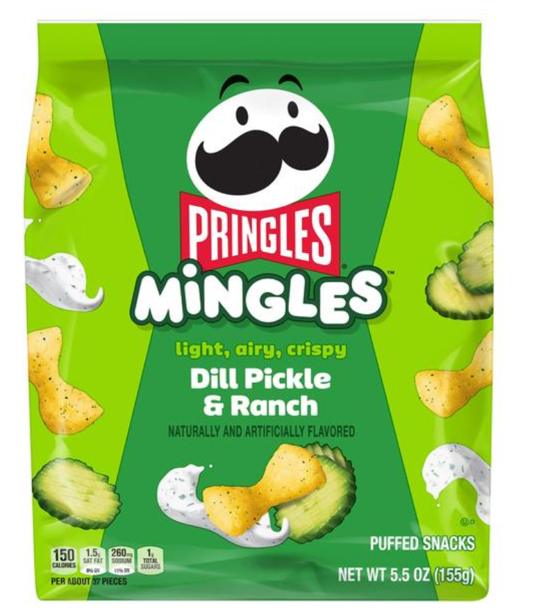 Pringles Mingles Dill Pickle & Ranch 5.5oz
