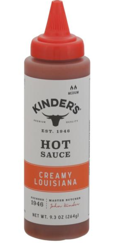 Kinder's Creamy Louisiana Hot Sauce 9.3oz