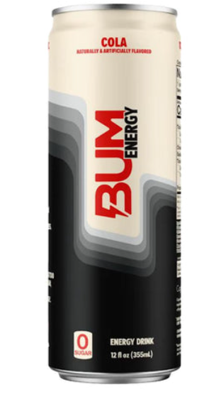 Bum Energy Drink Cola 12oz Can