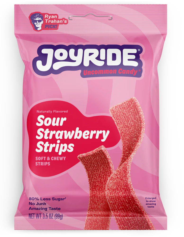 Joyride Sour Strawberry Strips 3.5oz