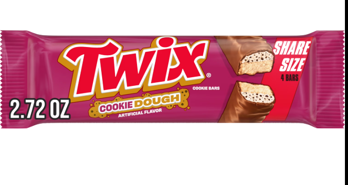 Twix Cookie Dough Share Size 2.72oz