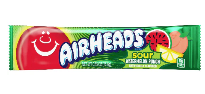 Airheads Sour Watermelon Punch Bar 0.55oz