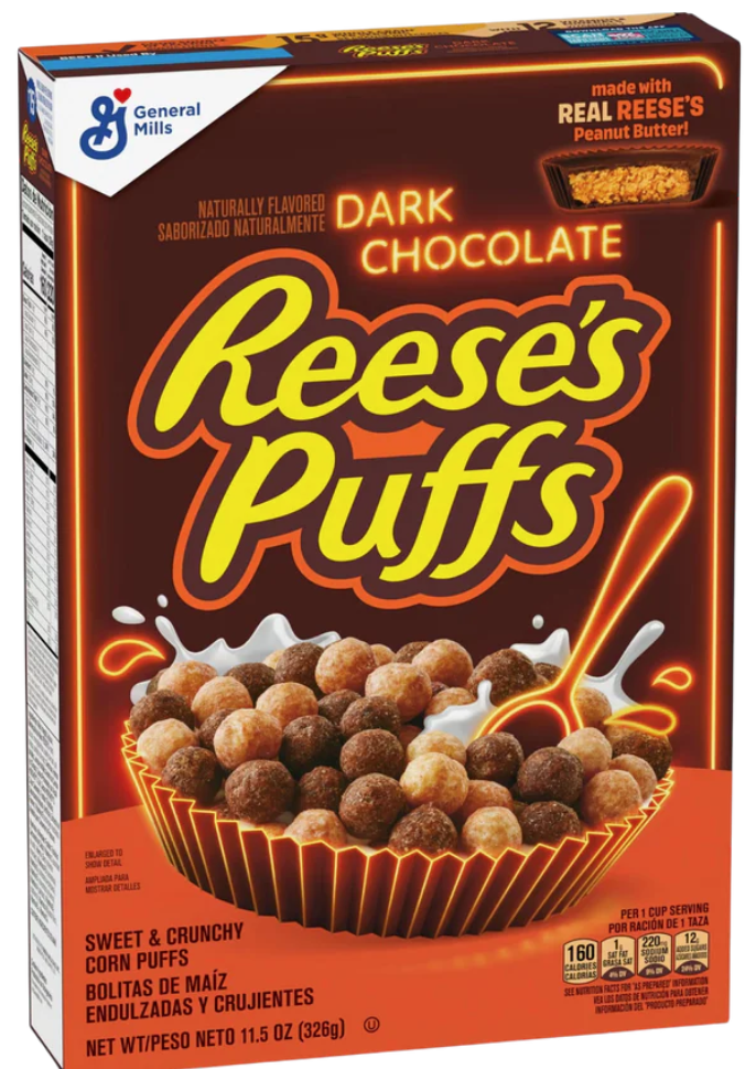 Reese's Puffs Dark Chocolate Cereal 11.5oz
