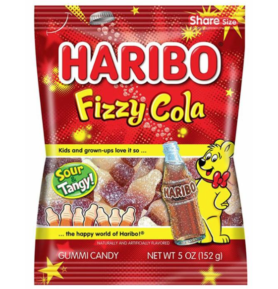 Haribo Fizzy Cola Gummi Candy 5oz