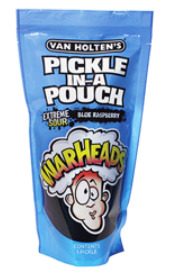 Van Holten's Pickle In A Pouch Warheads Blue Raspberry