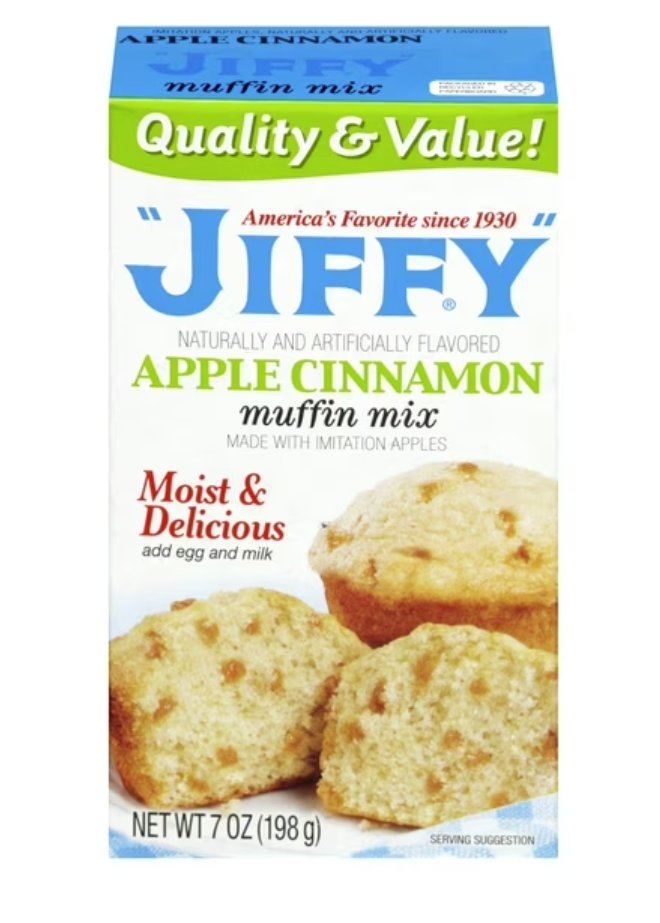 Jiffy Apple Cinnamon Muffin Mix 7oz