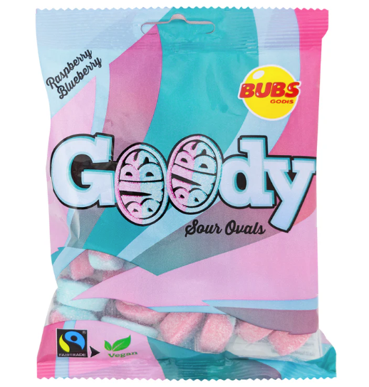 Bubs Goody Raspberry/Blueberry 90g