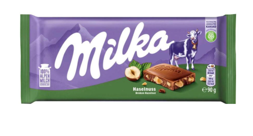 Milka Haselnuss / Hazelnuts 90g