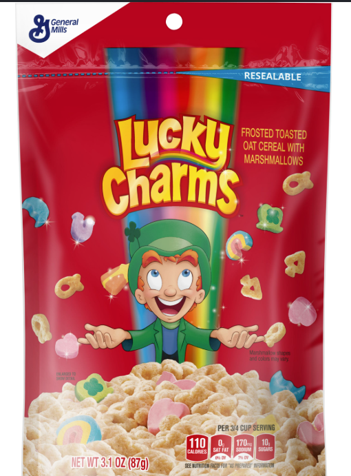 Lucky Charms Cereal Pouch 3.1oz