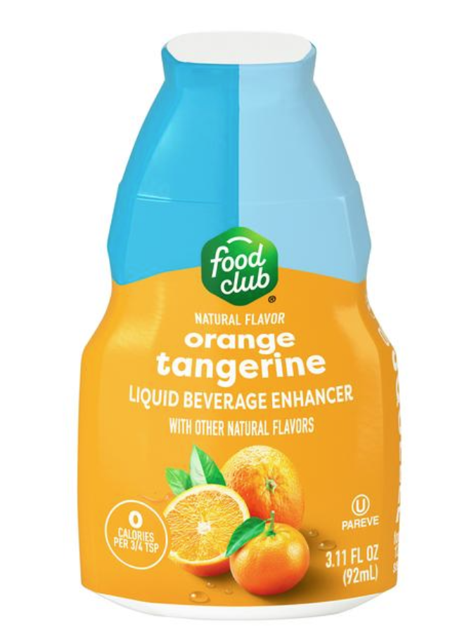 Food Club Orange Tangerine Liquid Enhancer