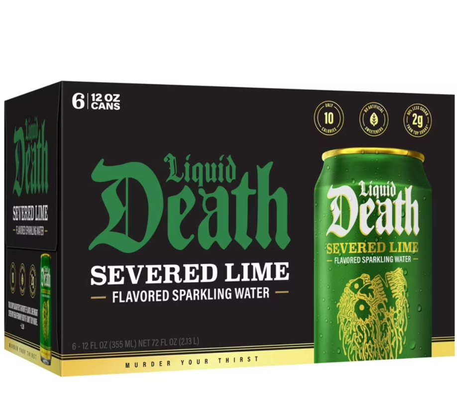Liquid Death Severed Lime 8 Pack/ 12oz Cans