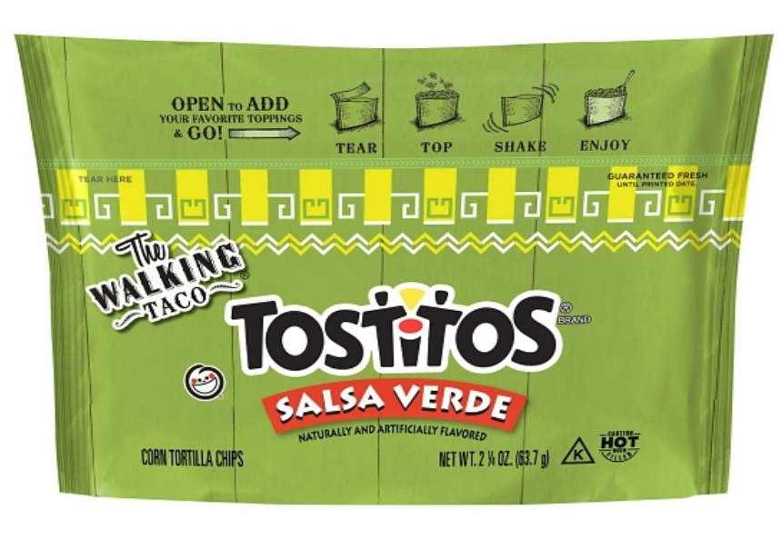 Tostitos Salsa Verde Tortilla Chip Walking Taco 2.25oz (BEST BY:AUG26)