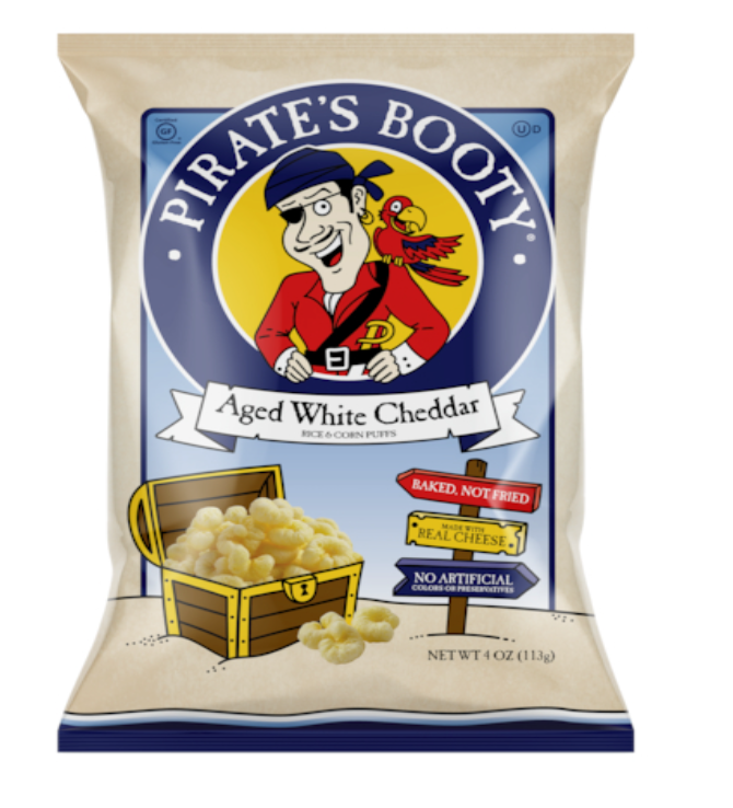 Pirate's Booty Aged White Cheddar Cheese Puffs 4oz