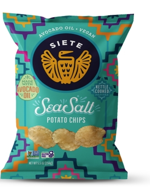 Siete Sea Salt Kettle Cooked Potato Chips 5.5oz