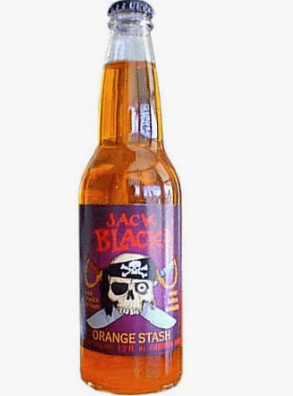 Jack Black's Orange Stash Soda 12oz Glass Bottles