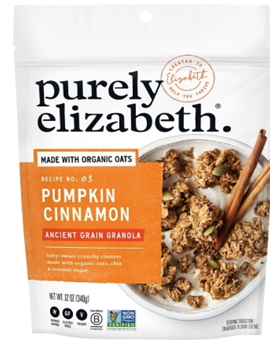 Purely Elizabeth Pumpkin Cinnamon Ancient Grain Granola 12oz