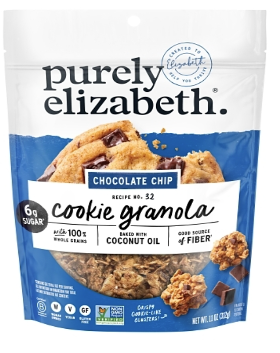 Purely Elizabeth Chocolate Chip Cookie Granola 11oz