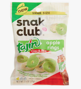 Snak Club Tajin Chile Lime Apple Rings 2.5oz