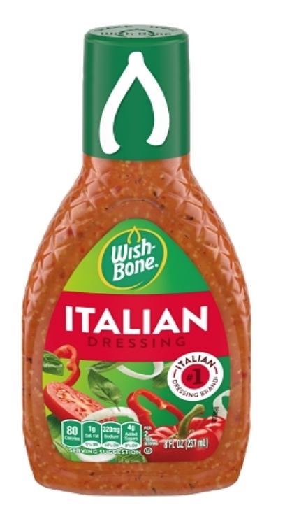 Wishbone Italian Regular Dressing Bottle 8oz