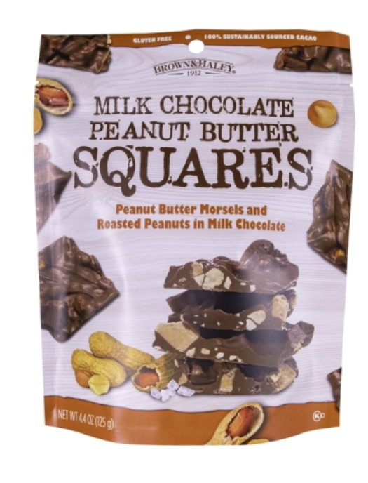 Roca Milk Chocolate Peanut Butter Squares Pouch 4.