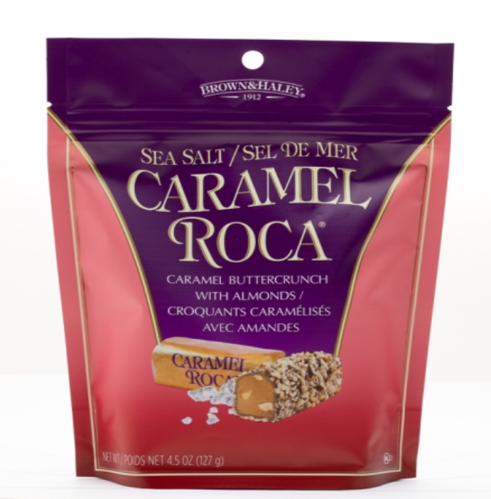 Roca Sea Salt Caramel Candy Pouch 4.5oz