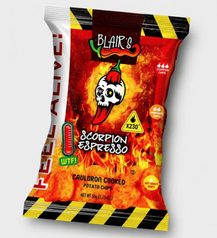 Blair's Scorpion Espresso Potato Chips 1.76oz