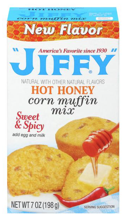 Jiffy Hot Honey Corn Muffin Mix 7oz